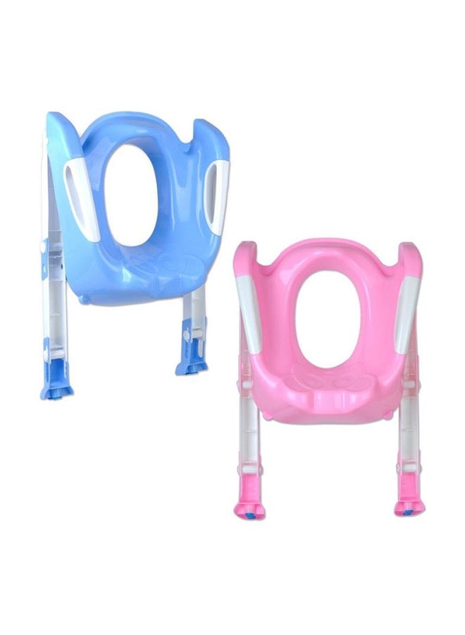 Kids Toilet Seat With Adjustable Ladder - Image 2